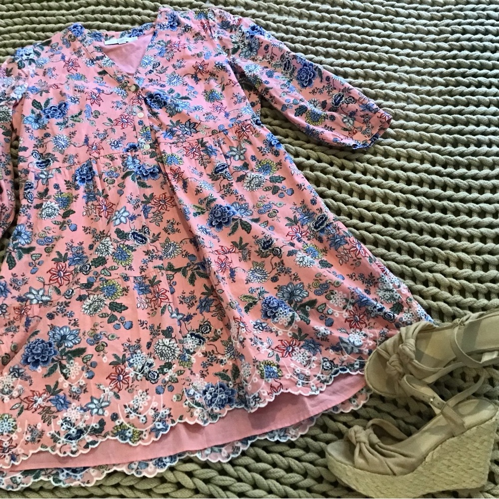 NWOT LOFT Summer Spring Floral dress size 8